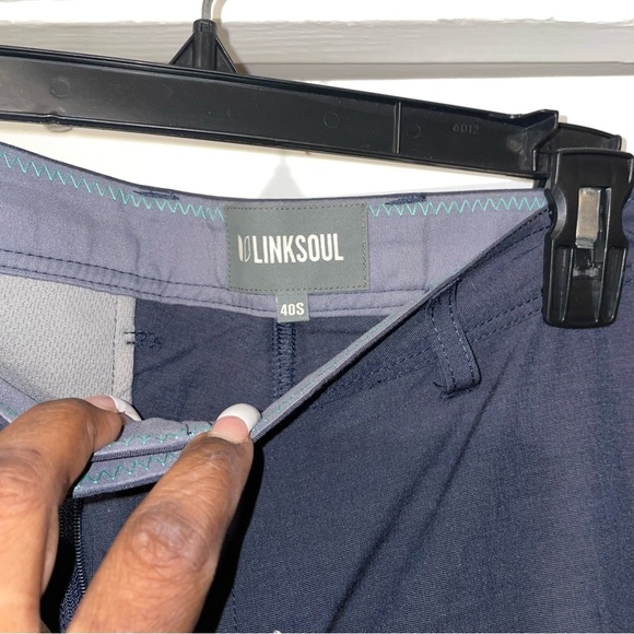 Linksoul Men's Deep Blue Dress Pants - Picture 2 of 2